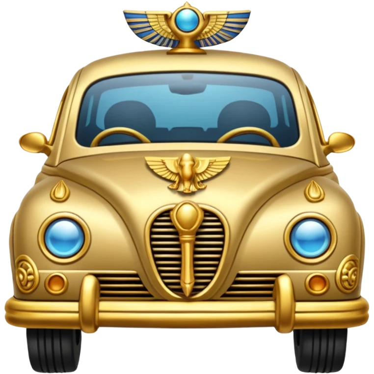 Egyptian item car with Gold Details emoji
