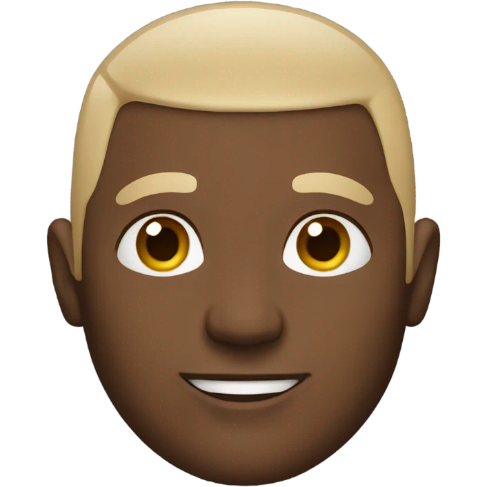 Bald black man emoji