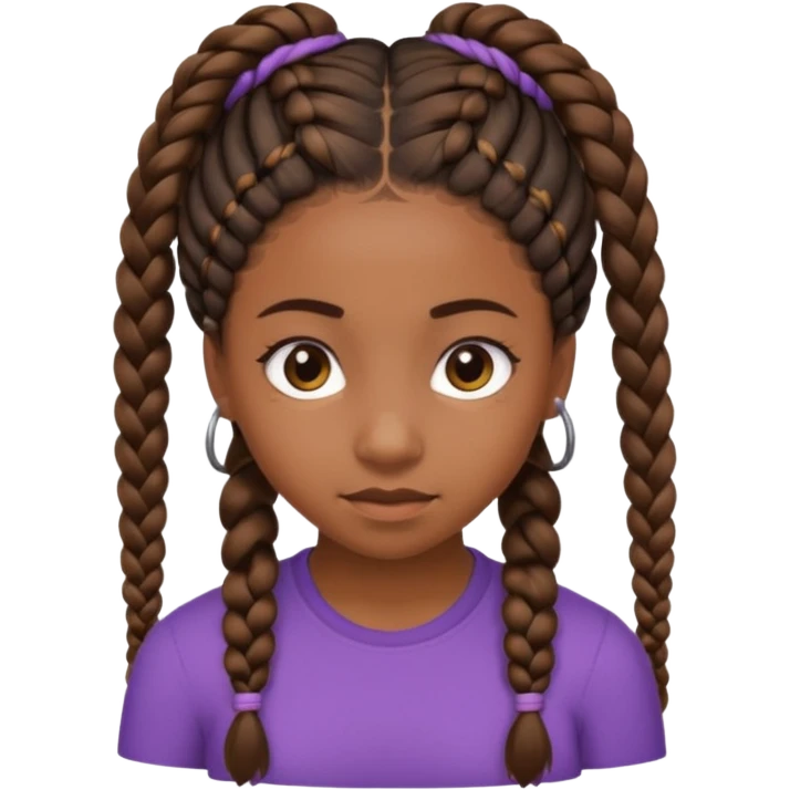 Black girl bent over emoji