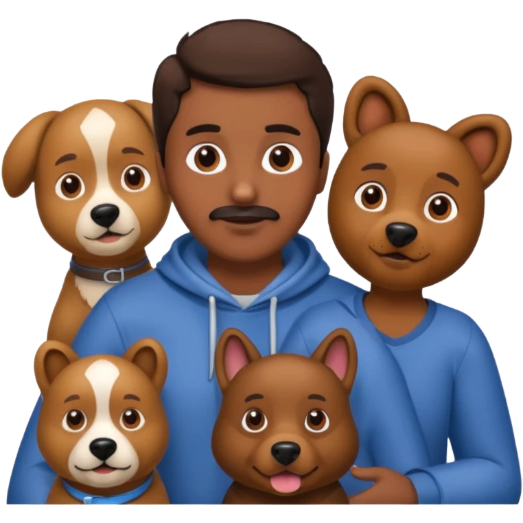 Oso con un perro  emoji