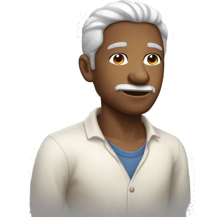 crie uma imagem de um homem de bone escrito ACEW emoji