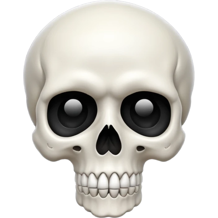 💀🤍 emoji