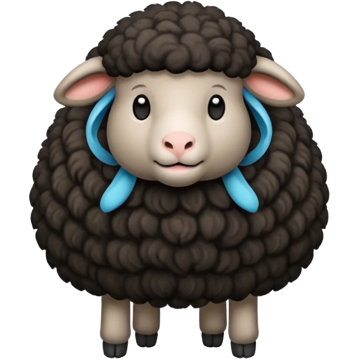 Black sheep emoji