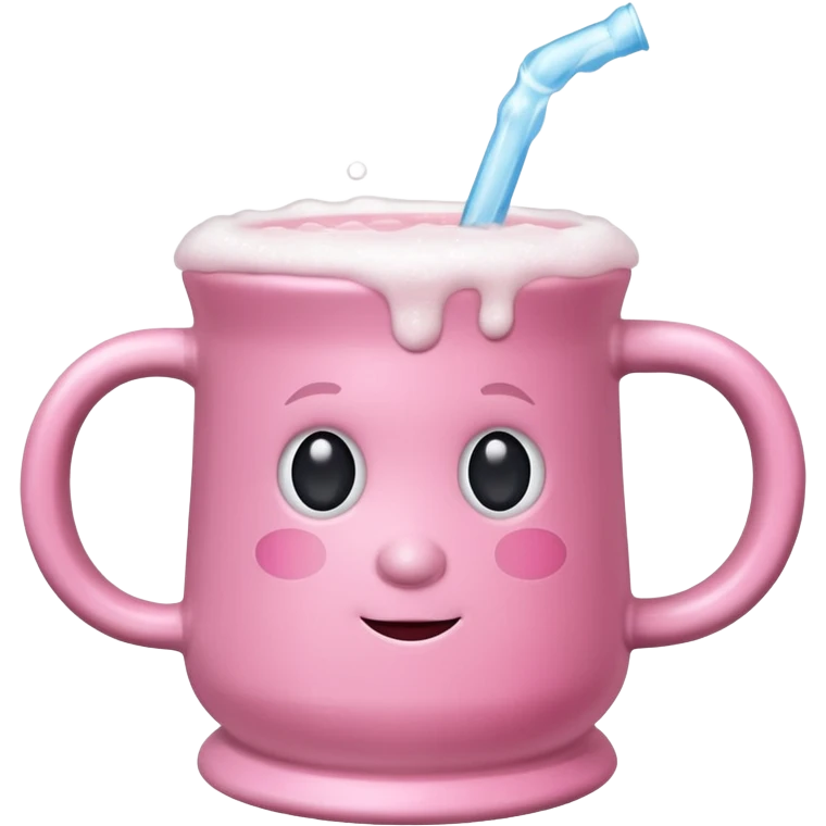 pink colored drink in a medieval mug emoji