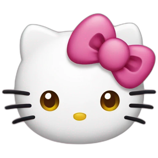 Hello kitty emoji