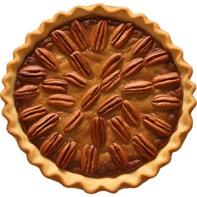 Pecan pie emoji