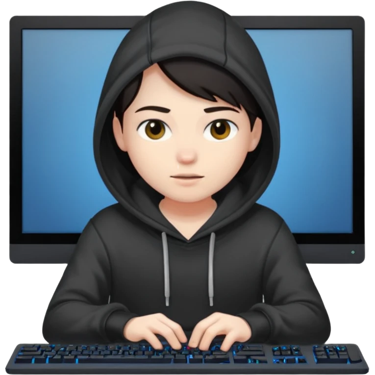 Hacker And cumbeuter emoji