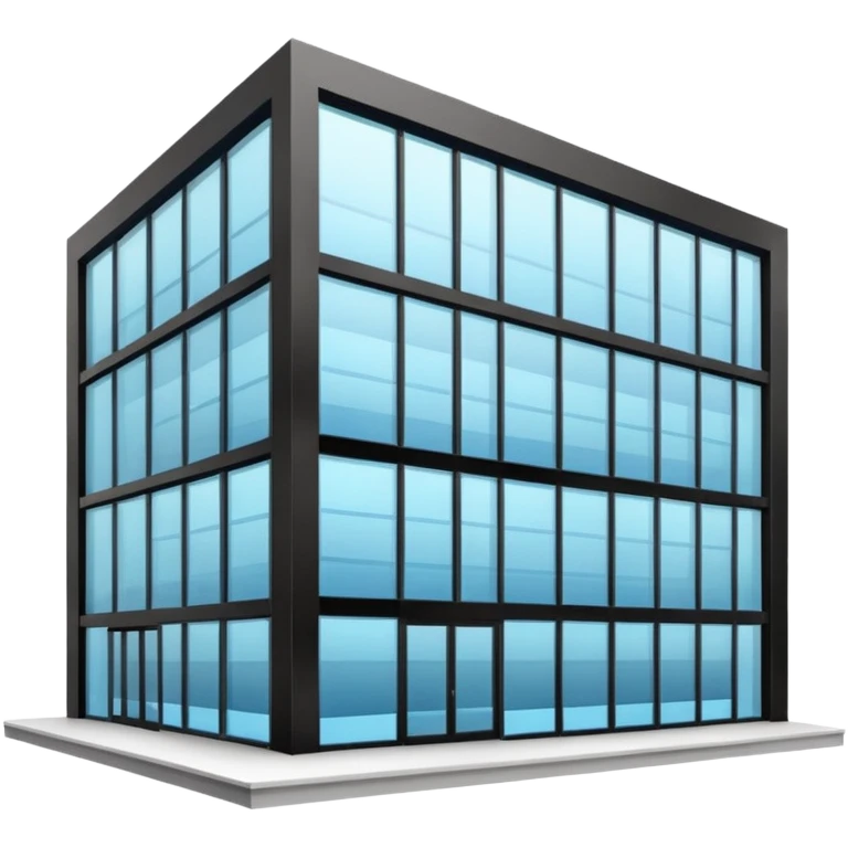 Corporate canteens as buildong outside view emoji