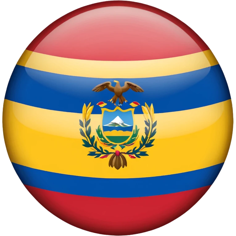 Bandera de colombia circular emoji