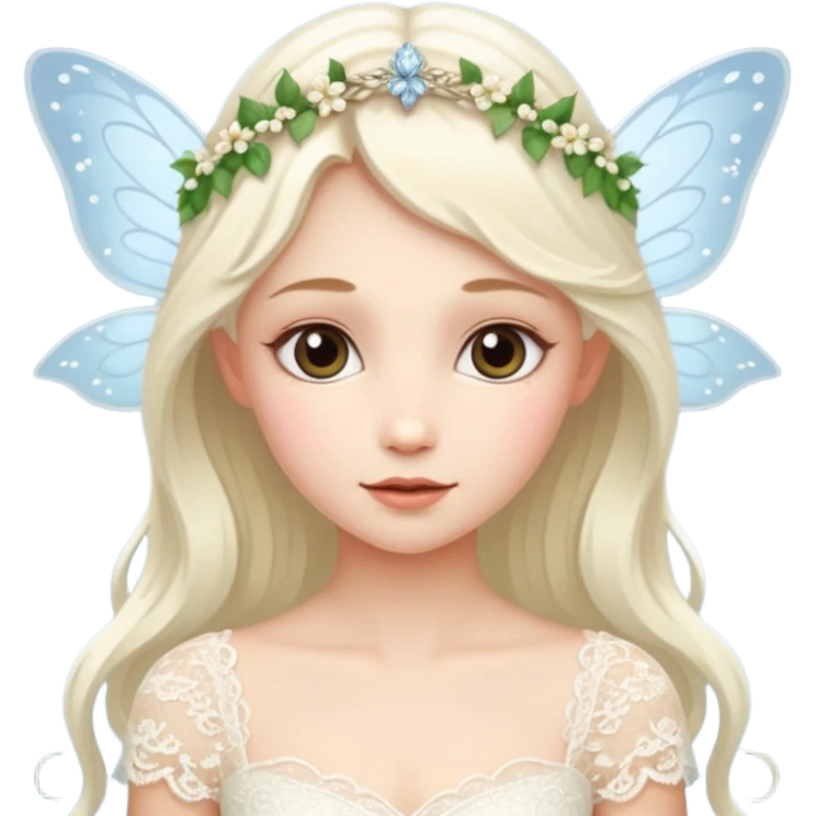 Fairy in a wedding dress emoji