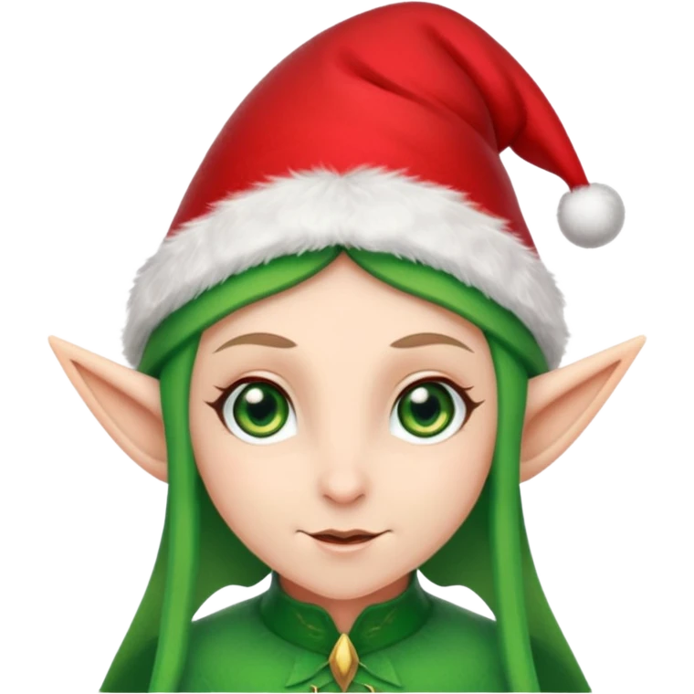 christmas elf head emoji