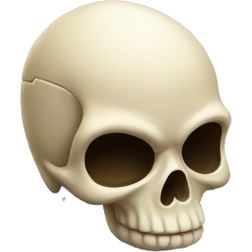 Skull with keyboard emoji