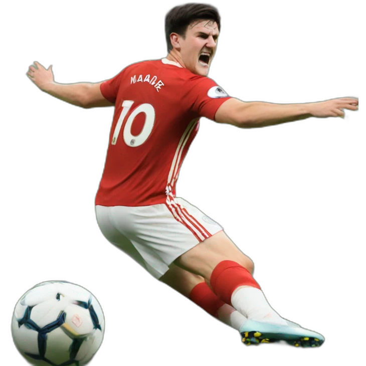 harry maguire doing own goal emoji