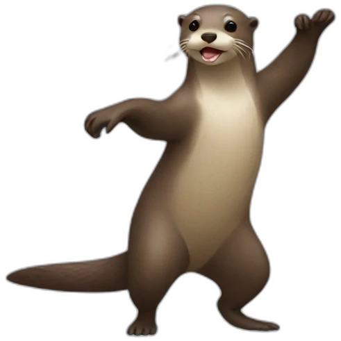 dancing otter emoji
