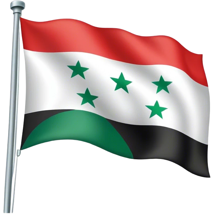 Syrian flag green emoji