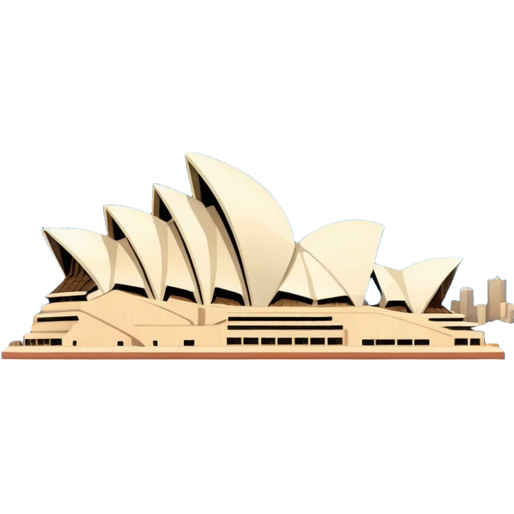 Sydney Opera House with fireworks emoji