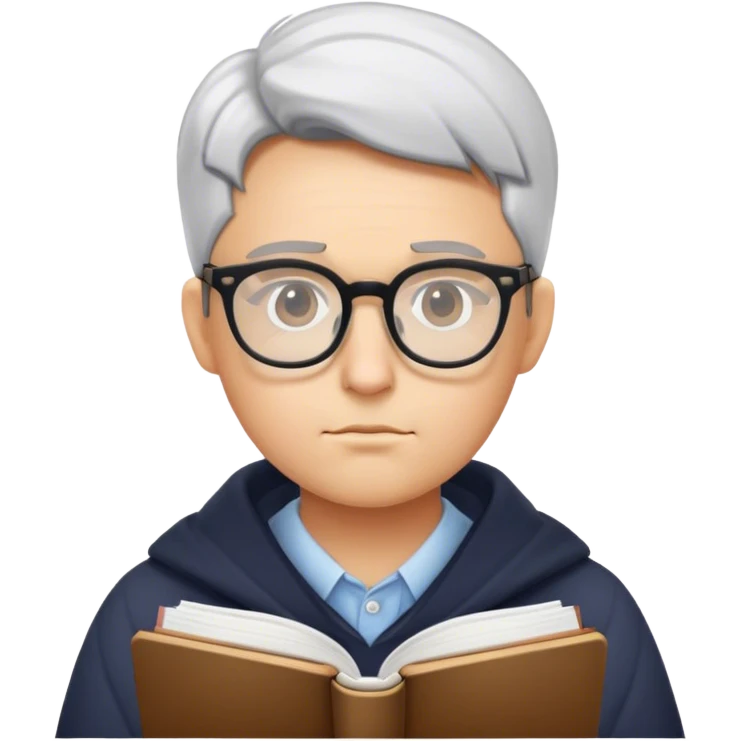 Studying glasses emoji