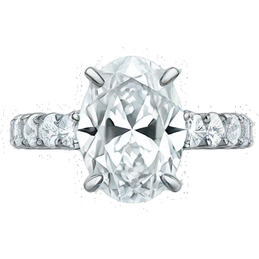 Oval diamond ring emoji