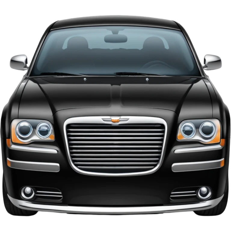 black chrysler 300c emoji