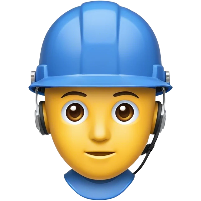 Electrician helmet emoji