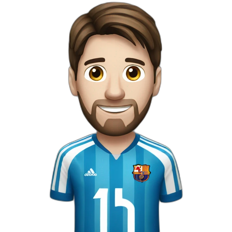 Messi football  emoji