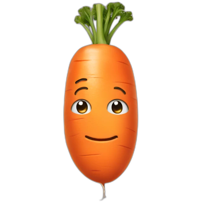 number 1 with a carrot emoji