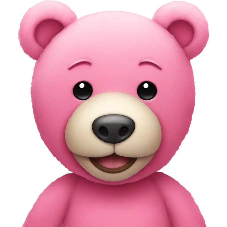 pink teddy bear  emoji