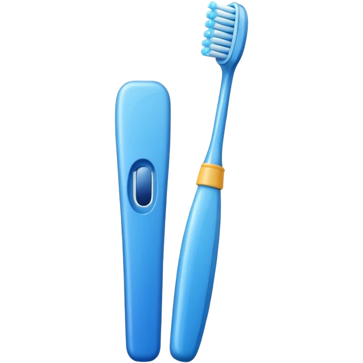 blue Toothbrush emoji