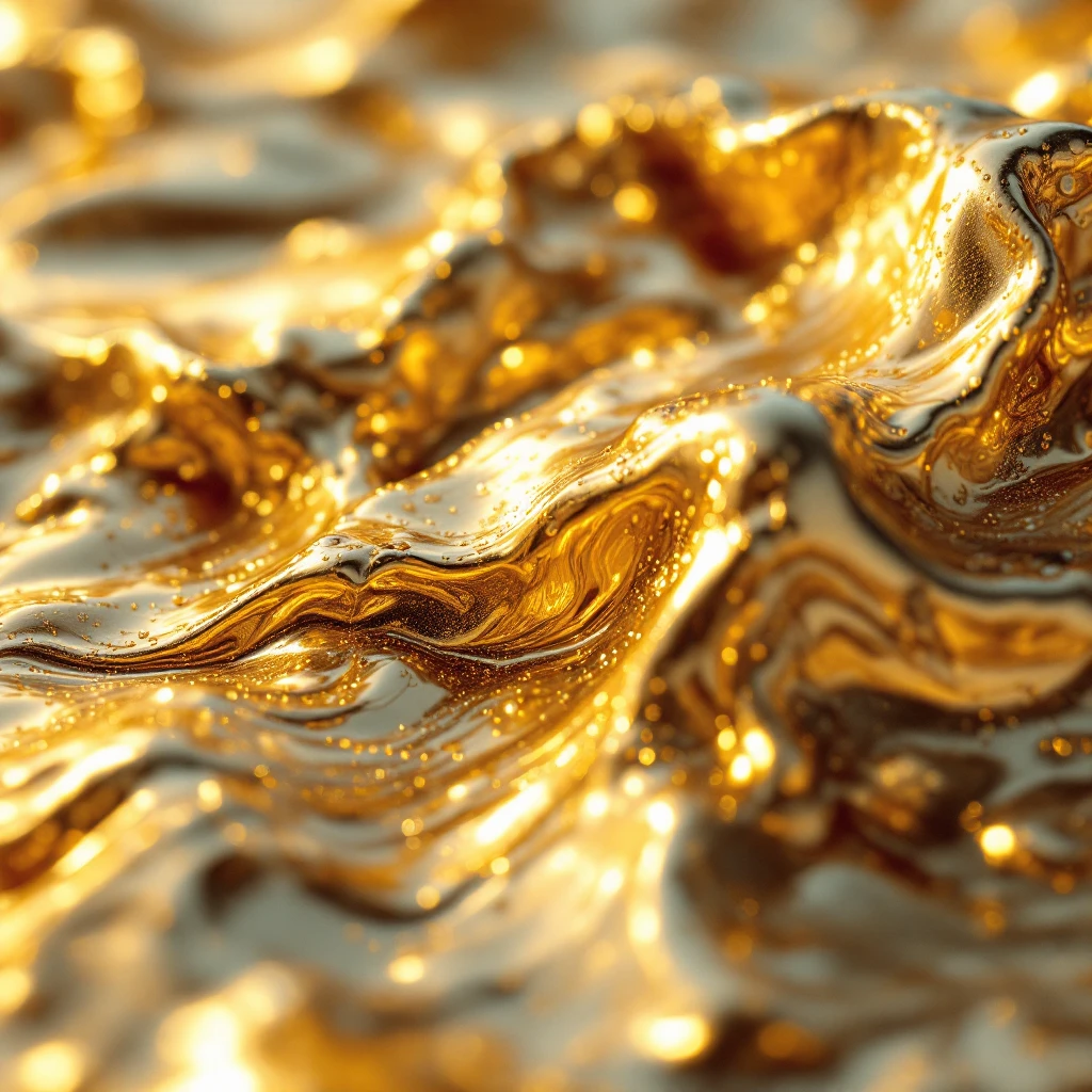 Extreme closeup of a gold with soft stratches emoji