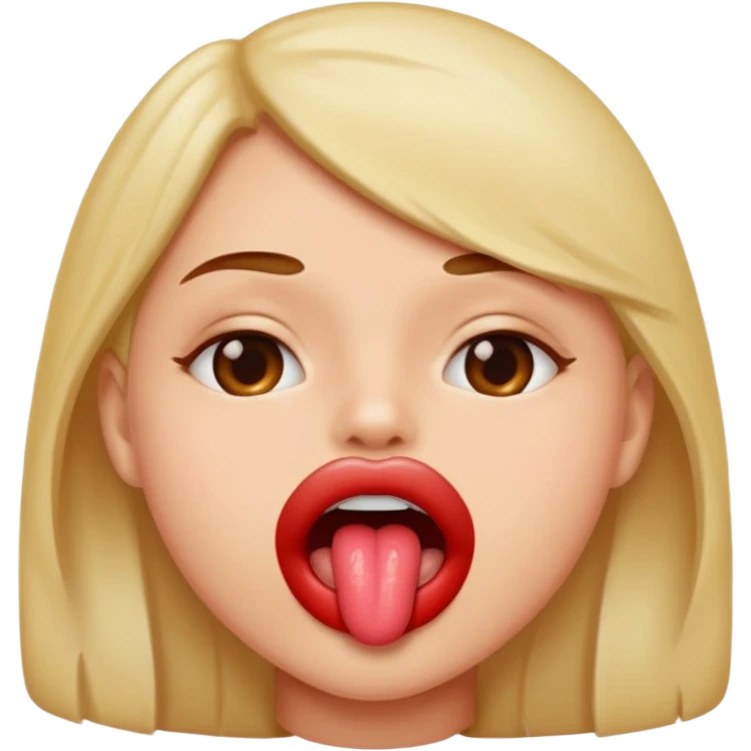 Licking lips emoji