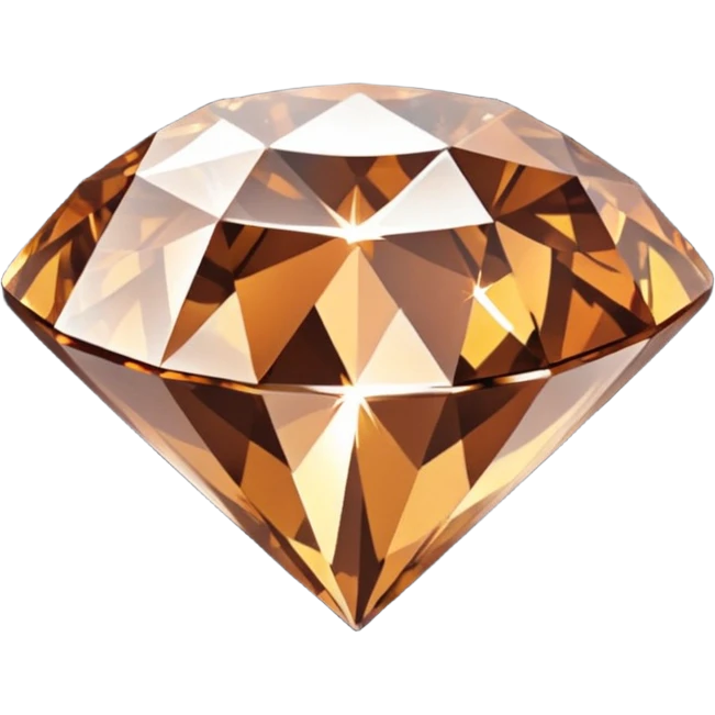Diamant marron emoji
