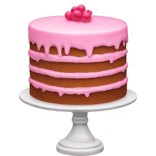 Pink cake emoji