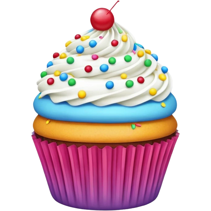 cupcake with no symbol emoji