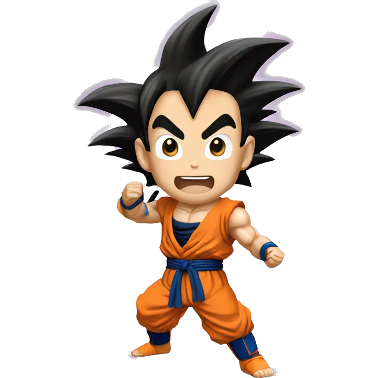 sang goku kamehameha emoji
