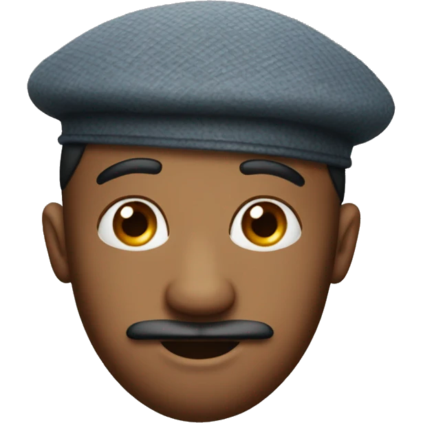 Man with big nose and kippah emoji
