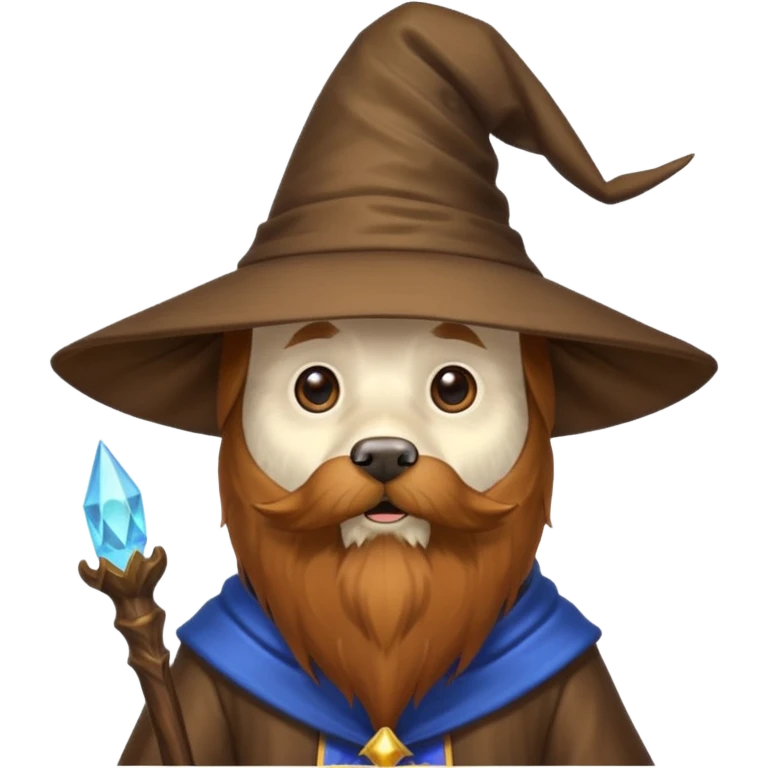 Dog wizard emoji