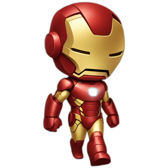 Iron Man with swimsuits going to the beach emoji