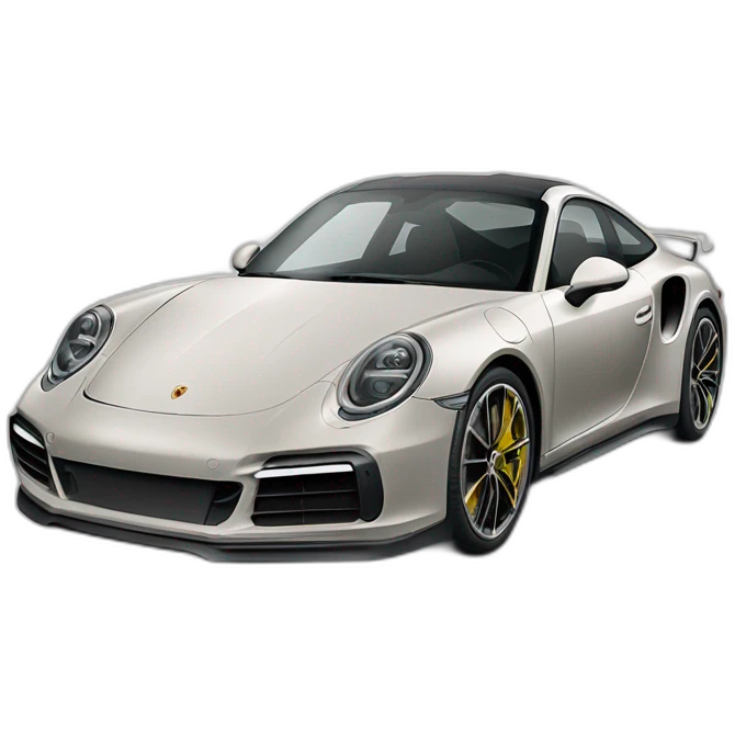 Porsche 911 turbo S de frente emoji