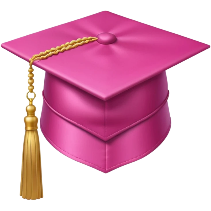 pink graduation hat emoji
