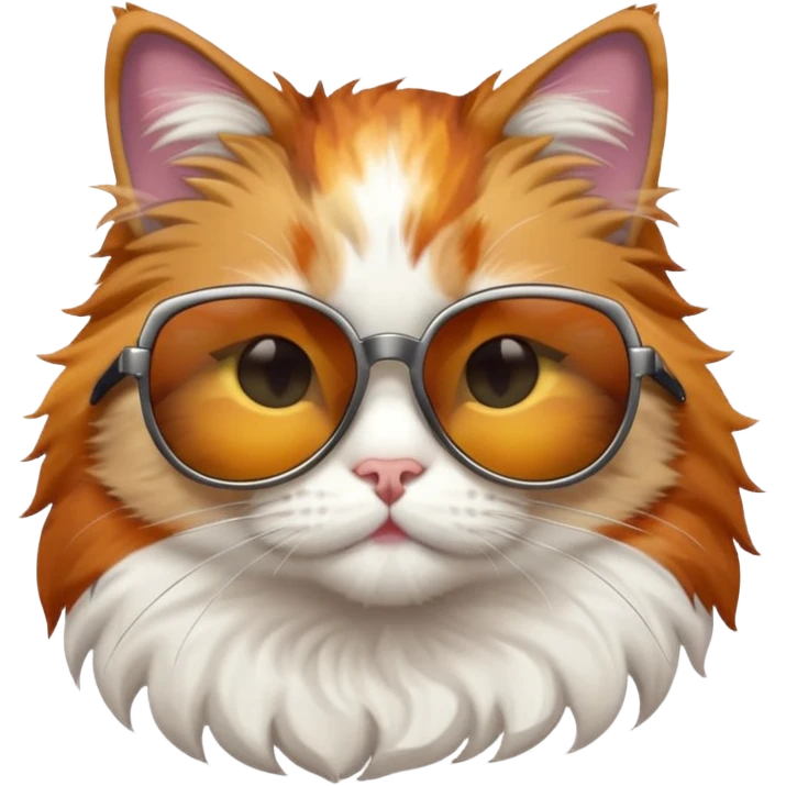 Cat wearing sunglasses emoji