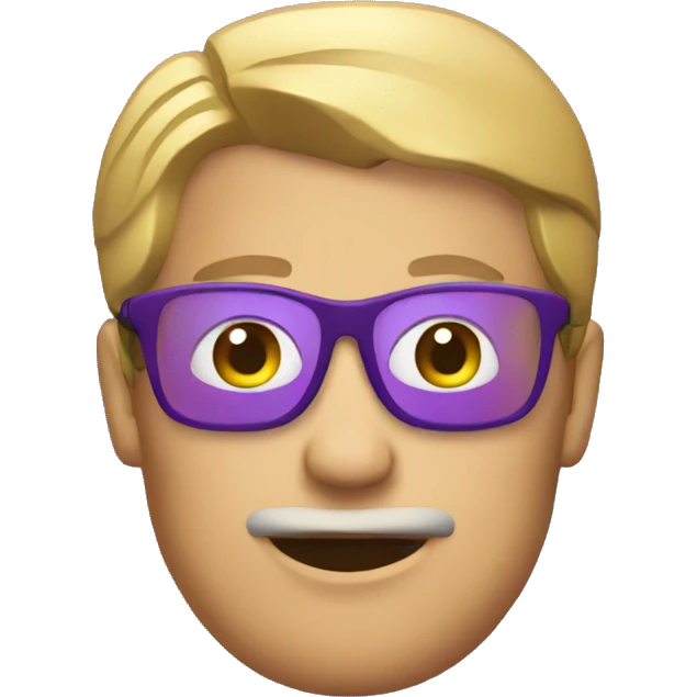 purple bank emoji