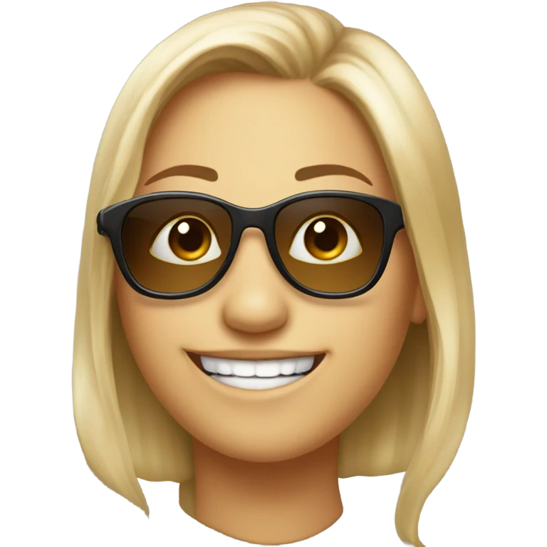 A emoji takes of his sunglasses litlevit Down to look at a fine Girl emoji
