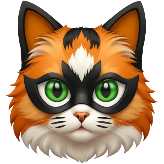 cat with black mask  emoji