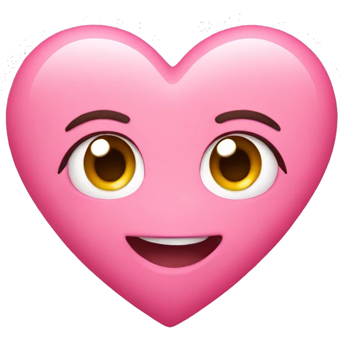 cute pink heart emoji