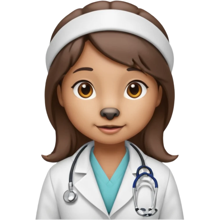 haz una nutria femenina como nutriologa emoji