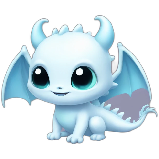 dragon cute baby ghost emoji
