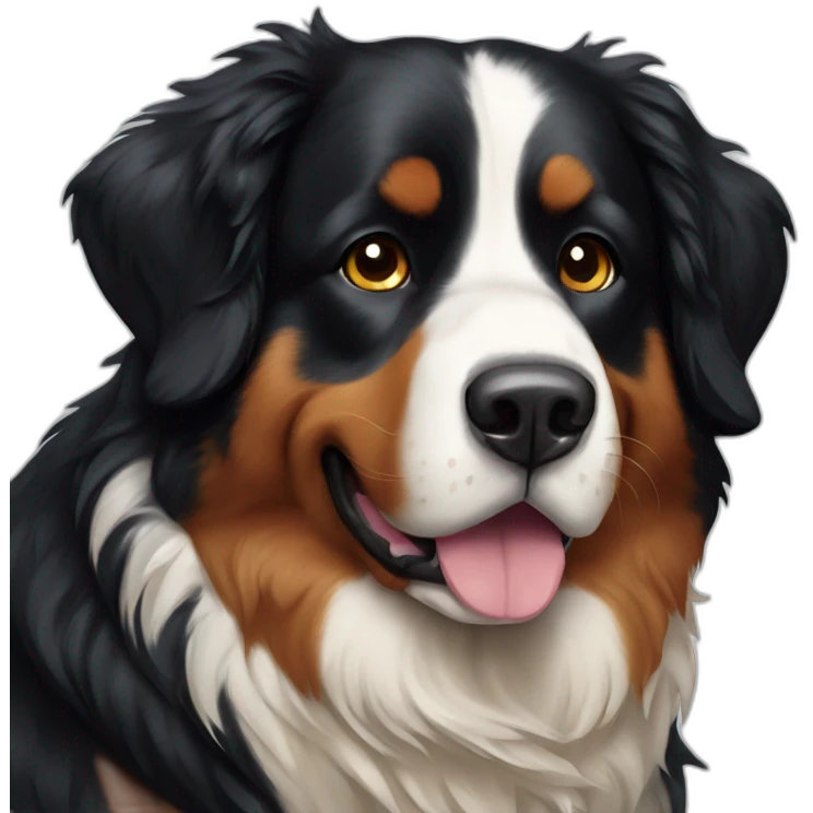 Bernese mountain dog emoji