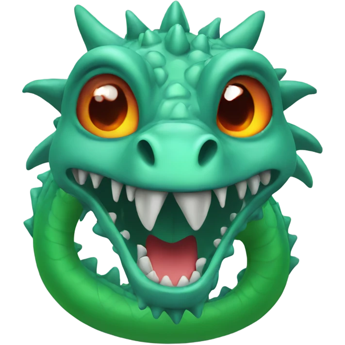 dragon with virus emoji emoji