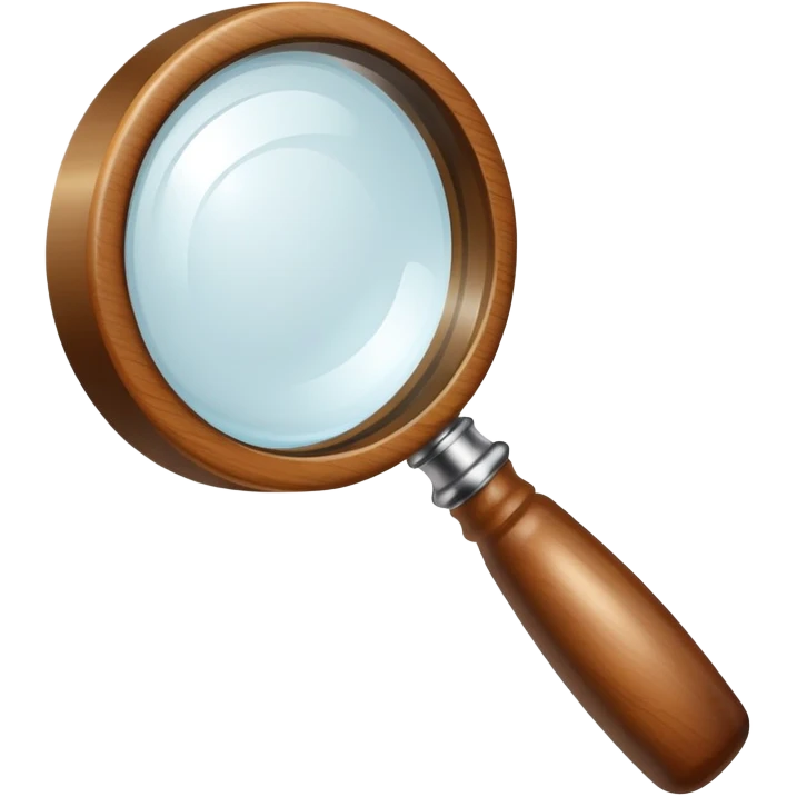 magnifying glass emoji