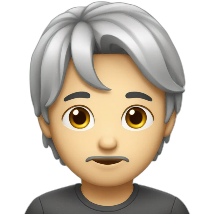 Amoureux triste emoji